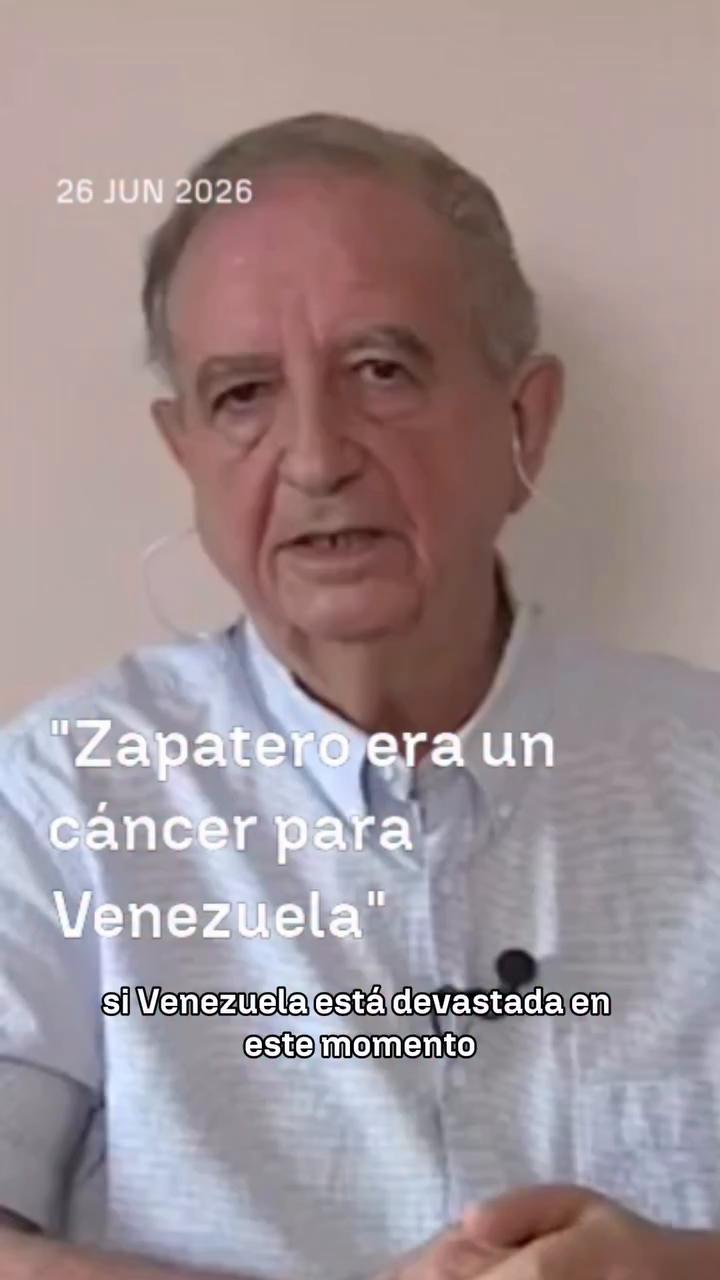 🗣️ Iñaki Anasagasti, exsenador y exportavoz del PNV afirma que “Zapatero era un cáncer para Venezuela”