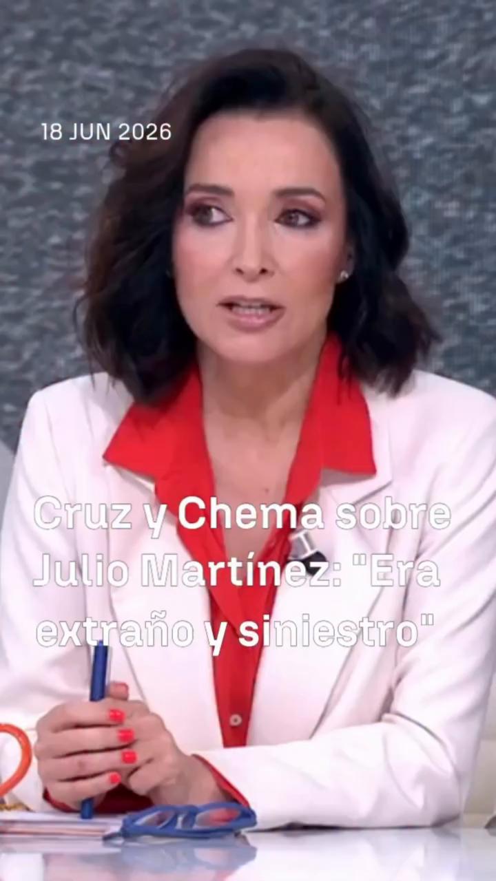 🗣️ Cruz califica a ‘Julito’ como “un personaje extraño, con cierto halo siniestro”