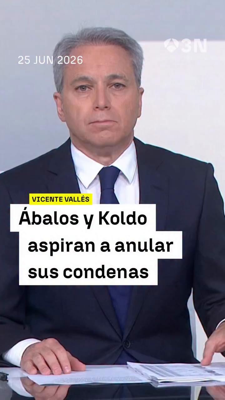 🗣️ “José Luis Ábalos y Koldo García aspiran a que el Tribunal Constitucional anule sus condenas.