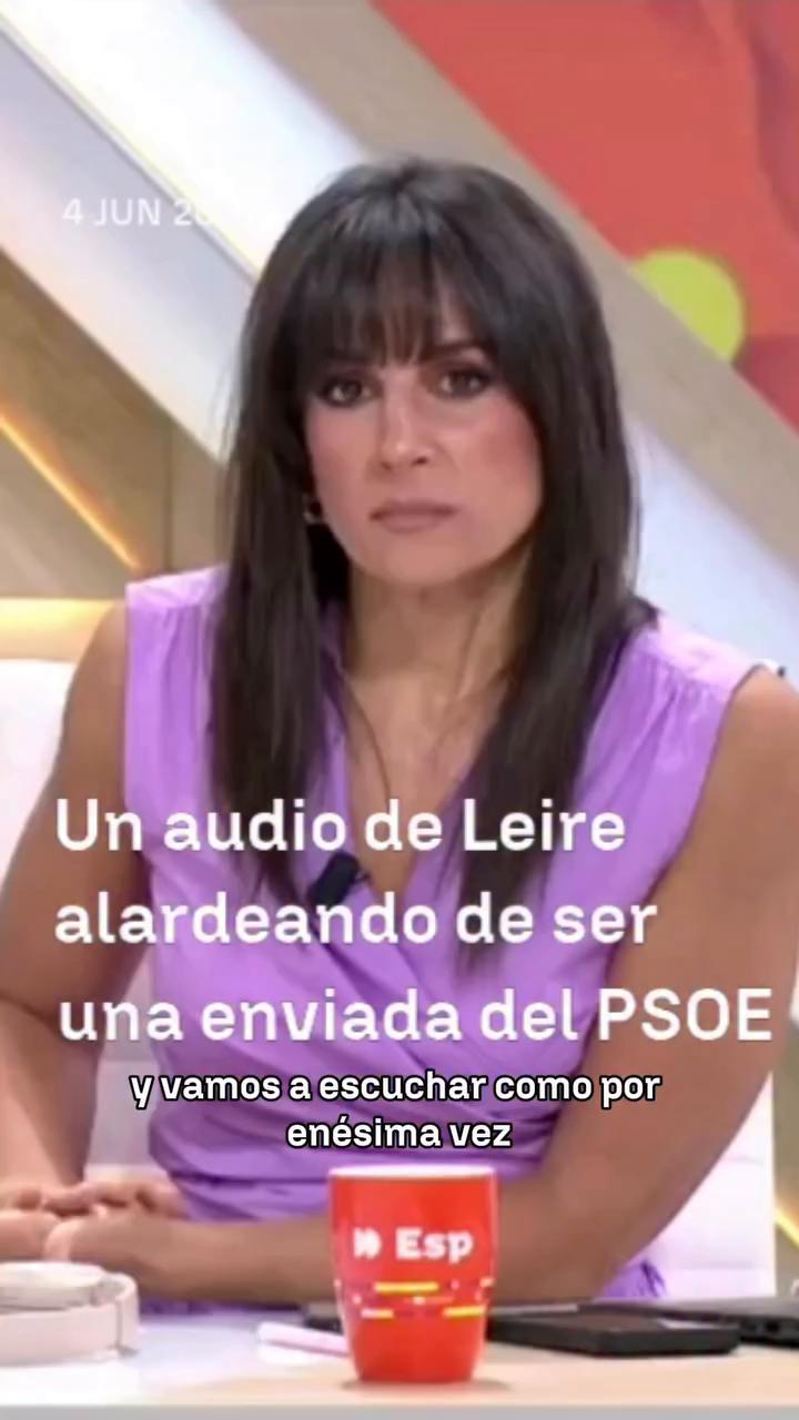 🎧 Leire Díez alardea en un audio de ser una enviada del PSOE