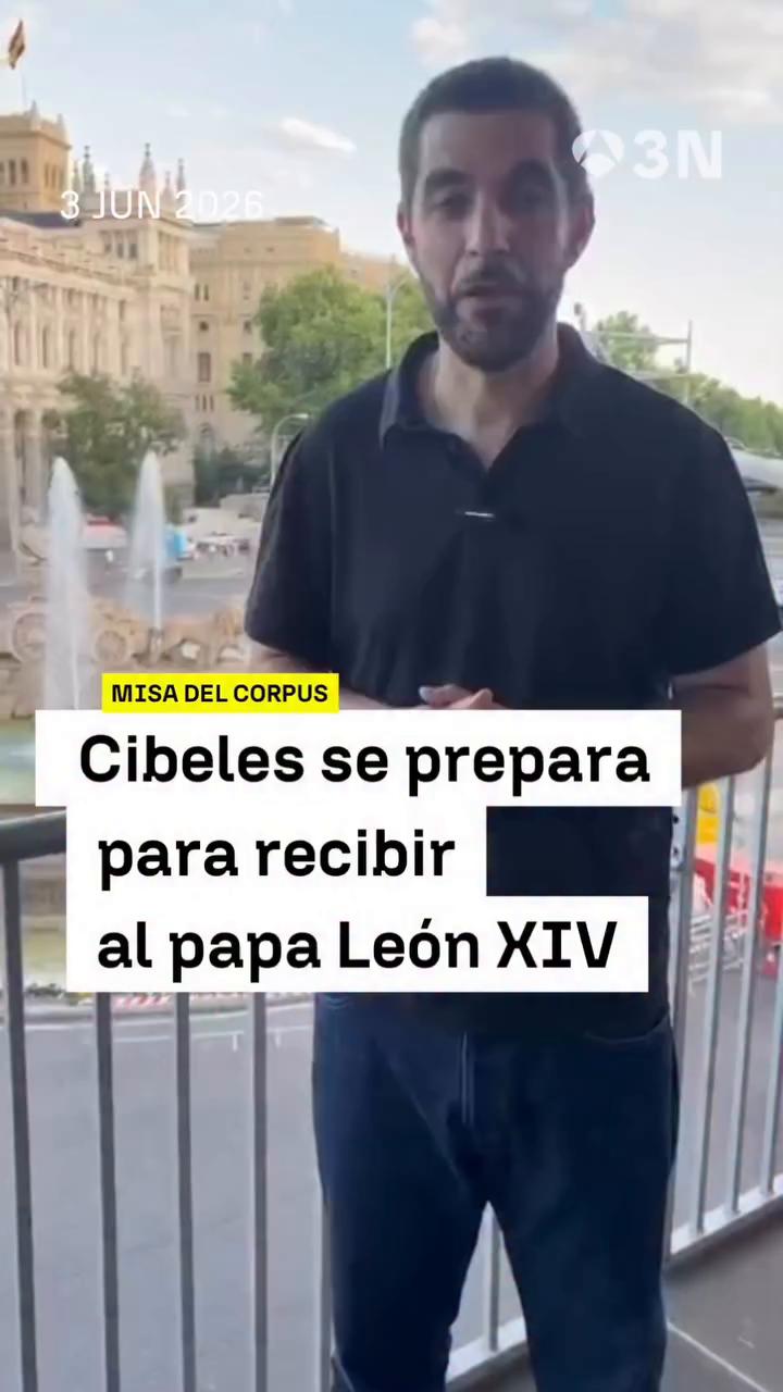 ✝️ Cibeles ya ultima los preparativos para la misa y la procesión del Corpus