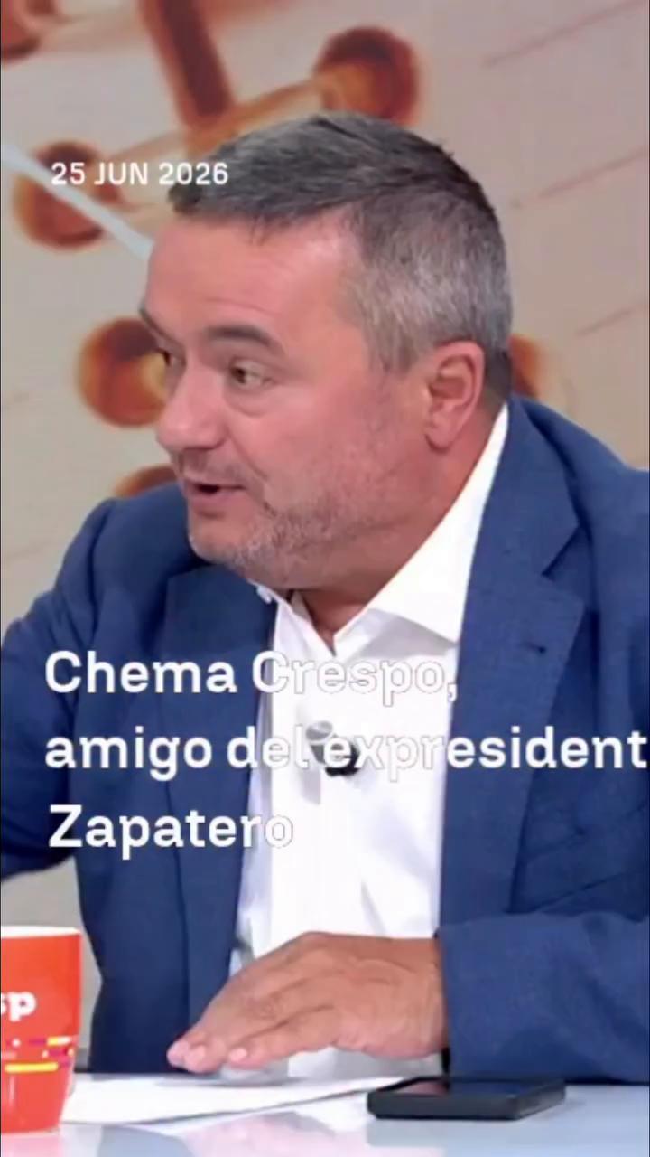 🎙️ Así habla Chema Crespo, amigo de Zapatero sobre él