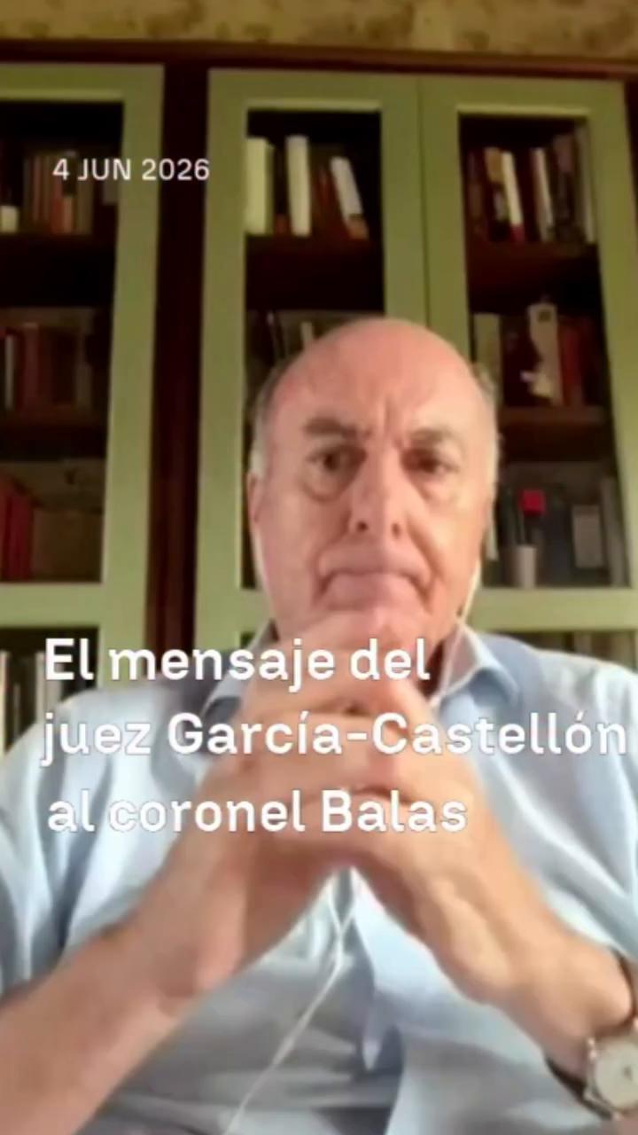👉 El juez García-Castellón explica que ha trabajado muchos años con el teniente coronel Balas