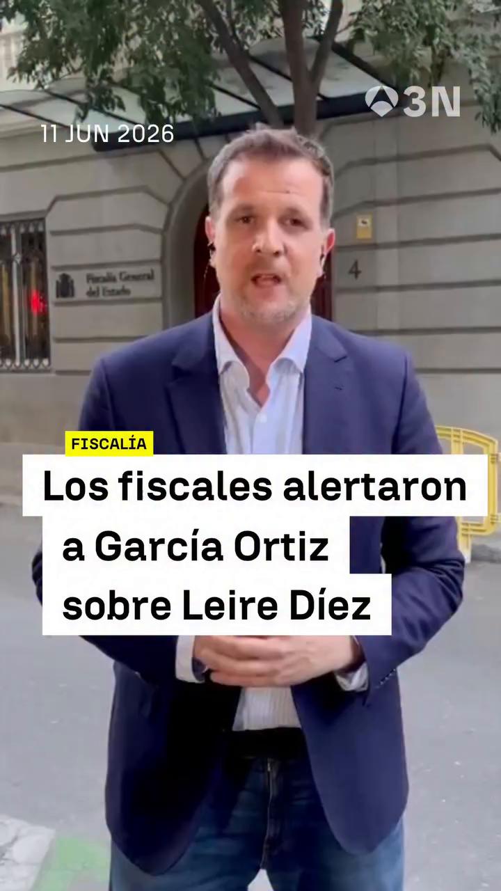 🔴 Los fiscales advirtieron a García Ortiz de la presencia de Leire Díez, pero, según dicen, no dio ninguna orden