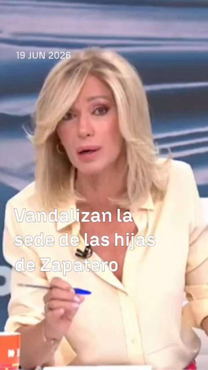 💥 Vandalizan la sede de la empresa de las hijas de Zapatero tras ser imputadas por el juez del caso Plus Ultra