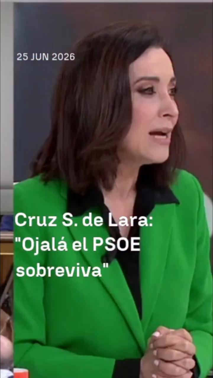🎙️ Cruz Sánchez de Lara se pronuncia sobre la difícil situación que atraviesa el PSOE