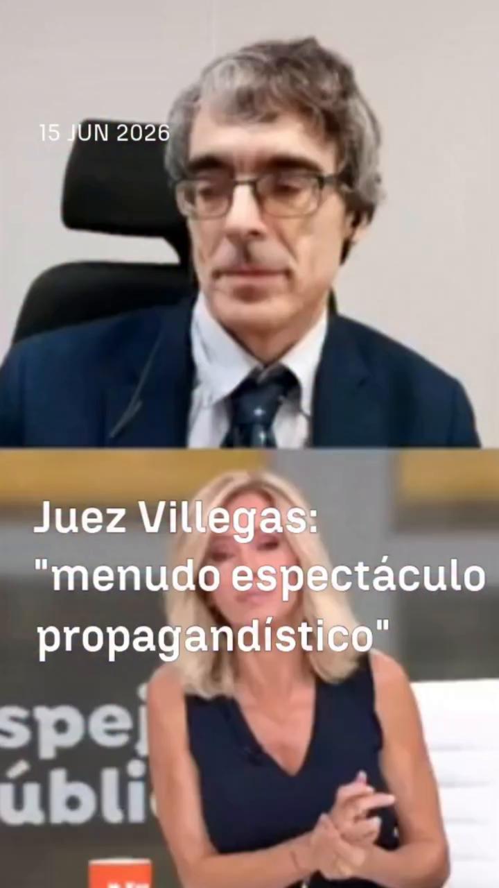 🗣️ El juez Villegas, indignado por la convocatoria de plazas judiciales: “Menudo espectáculo propagandístico”
