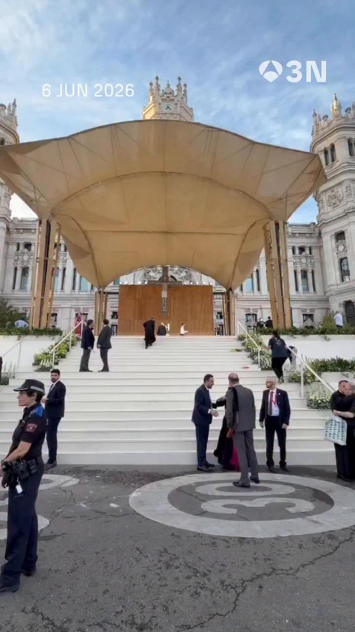 👌 Todo preparado para la misa del Corpus Christi del papa León XIV