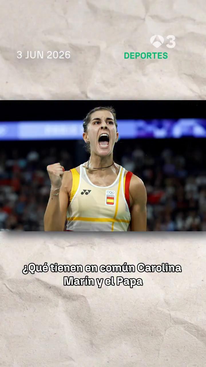 ✝️🎾 ¿Qué tienen en común Carolina Marín y el papa León XIV?