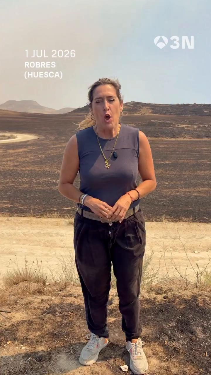 🔥 El incendio en Robres ya ha calcinado más de 2.200 hectáreas