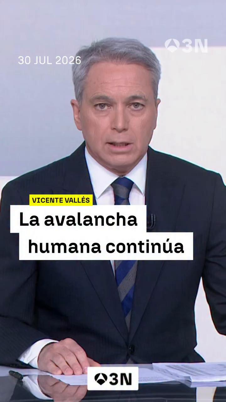🗣️ “La avalancha humana continúa, sin que parezca que las fuerzas del orden marroquíes estén haciendo absolutamente nada por frenarla”