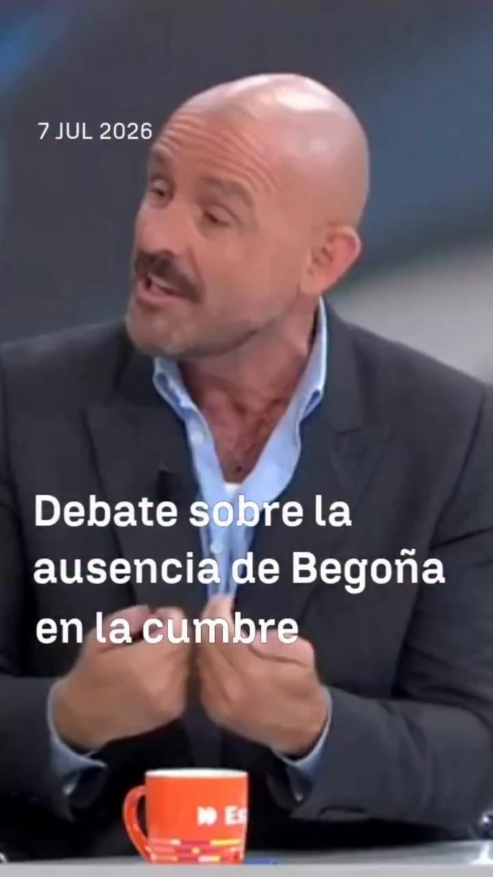 ‼️ Debate abierto en la mesa de #EspejoPúblico por la ausencia de Begoña Gómez en la cumbre de la OTAN