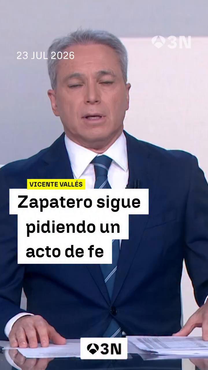 🗣️ “Zapatero no ha desmontado ninguno de los indicios que se han presentado contra él.