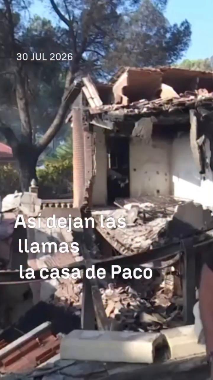 💔👉🏼 El devastador testimonio de Paco tras ver su casa arrasada por el fuego en Pelayos de la Presa, Madrid
