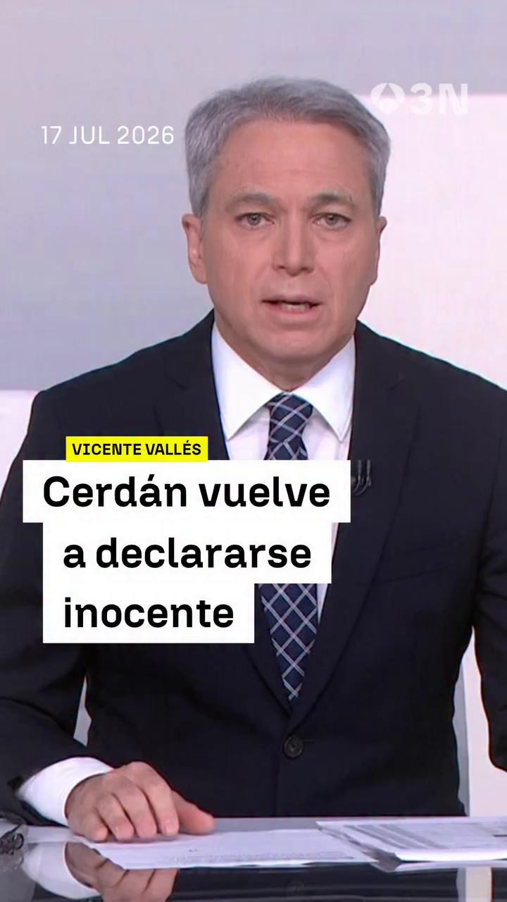 🗣️ “Santos Cerdán se volvió a declarar inocente este miércoles”