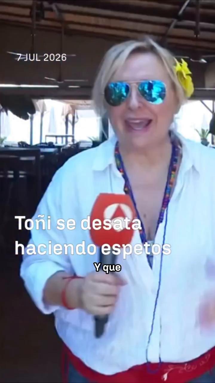 😂 La divertida anécdota de la reportera Toñi Portillo haciendo espetos