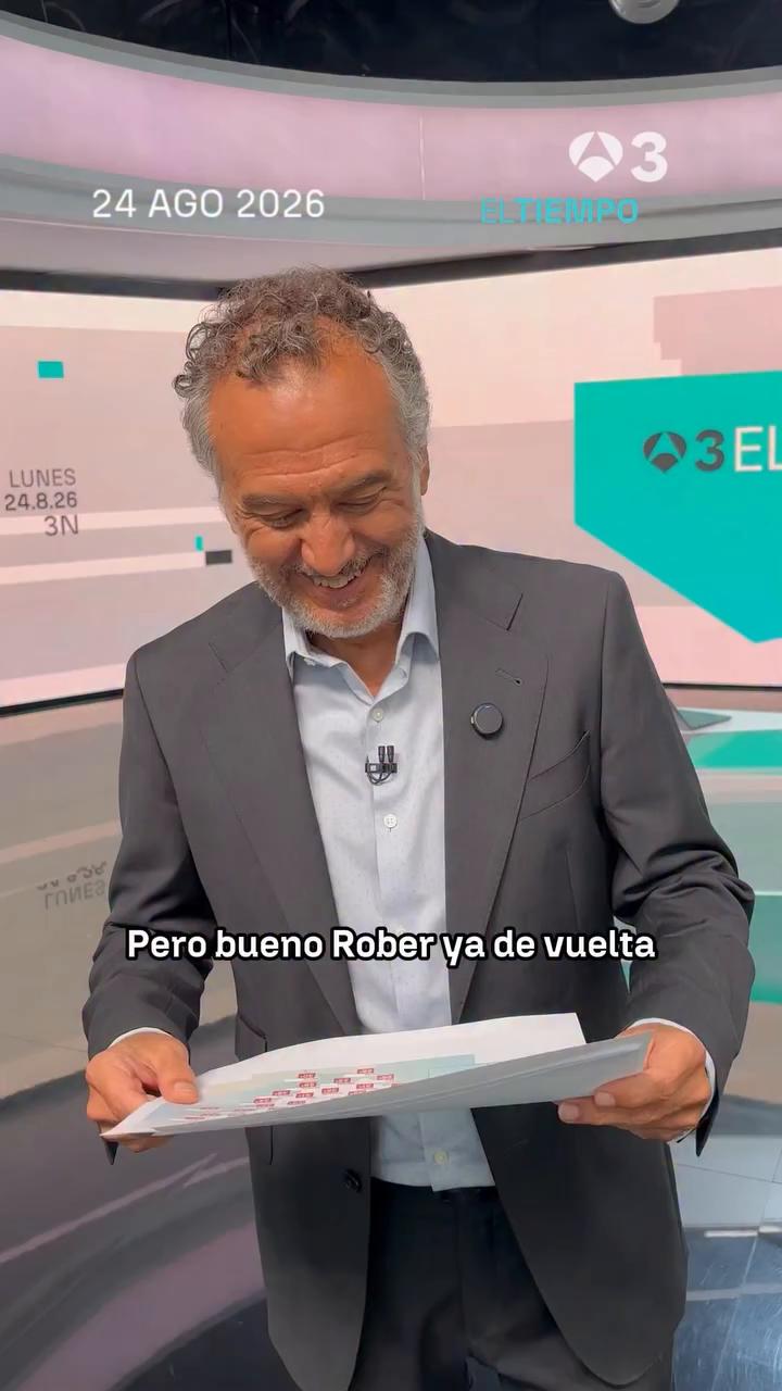 😜 Vuelve nuestro @tiempobrasero de sus vacaciones...