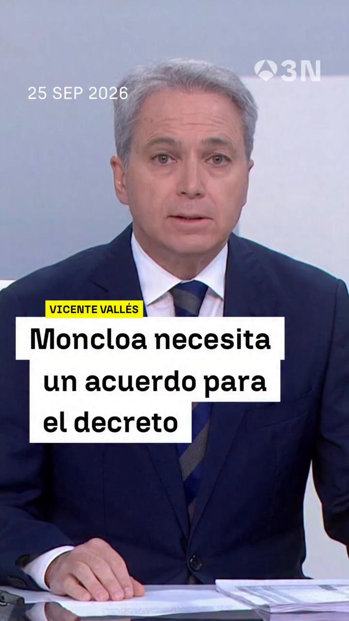 🗣️ “Moncloa necesita poner de acuerdo en un decreto sobre desahucios a Junts, de derechas, con Sumar y Podemos, de extrema izquierda”