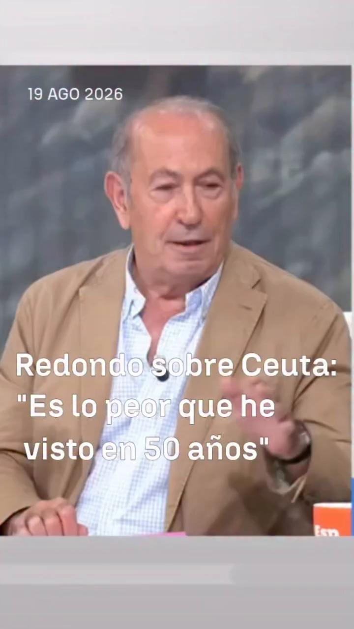 🇪🇸 Nicolás Redondo, muy crítico con la crisis de Ceuta