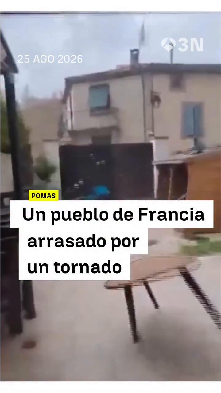 🌪️ Las ráfagas de viento obligaban a los vecinos a sujetar las ventanas