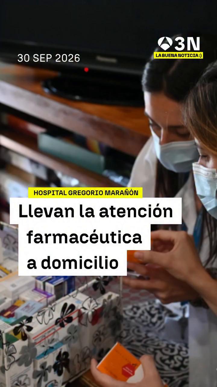 💊La atención farmacéutica a domicilio llega por primera vez a pacientes adultos en España