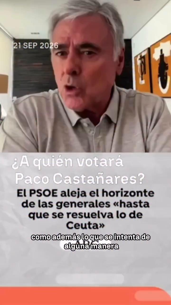 🗳️ ¿A quién votará Paco Castañares en las próximas elecciones?