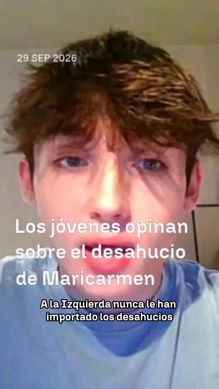 💥 Jon Echevarría, miembro de nuevas generaciones del PP y Gonzalo de Grado, progresista hablan sobre el desahucio de Maricarmen en la mesa de jóvenes