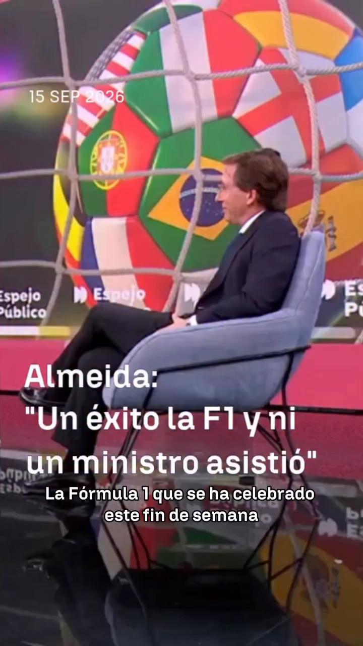 🏎️ José Luis Martínez Almeida considera que la Fórmula 1 en Madrid ha sido todo un éxito