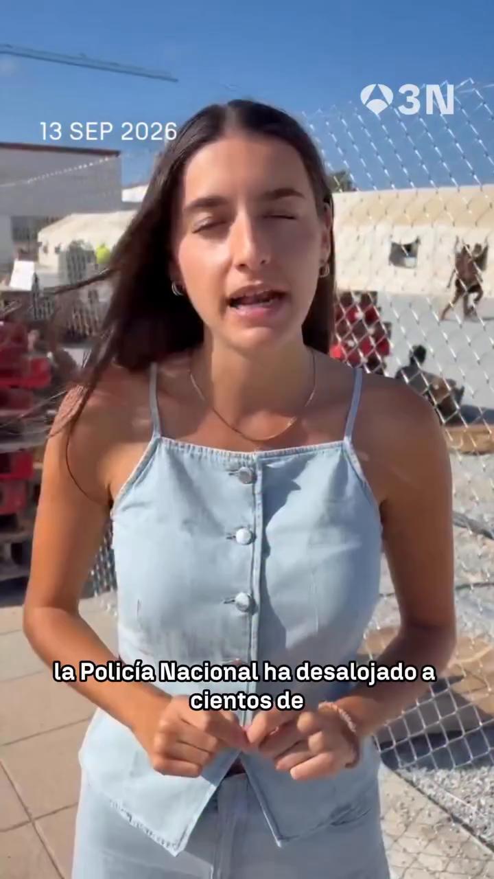 🔴 Realojan a más de 800 migrantes en un campamento en el barrio de los Rosales en Ceuta