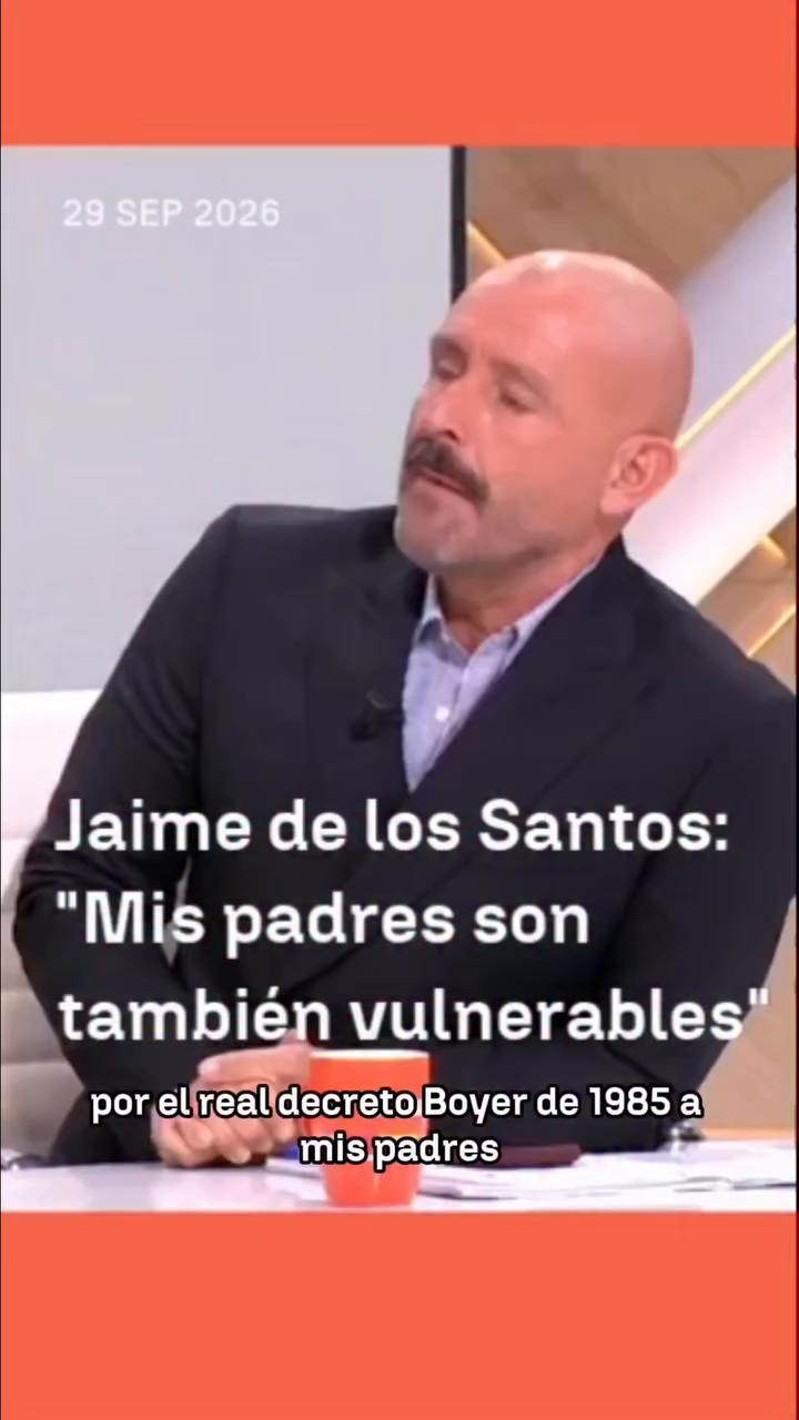 🎙️ Jaime de los Santos habla de la situación de sus padres, quienes son personas vulnerables