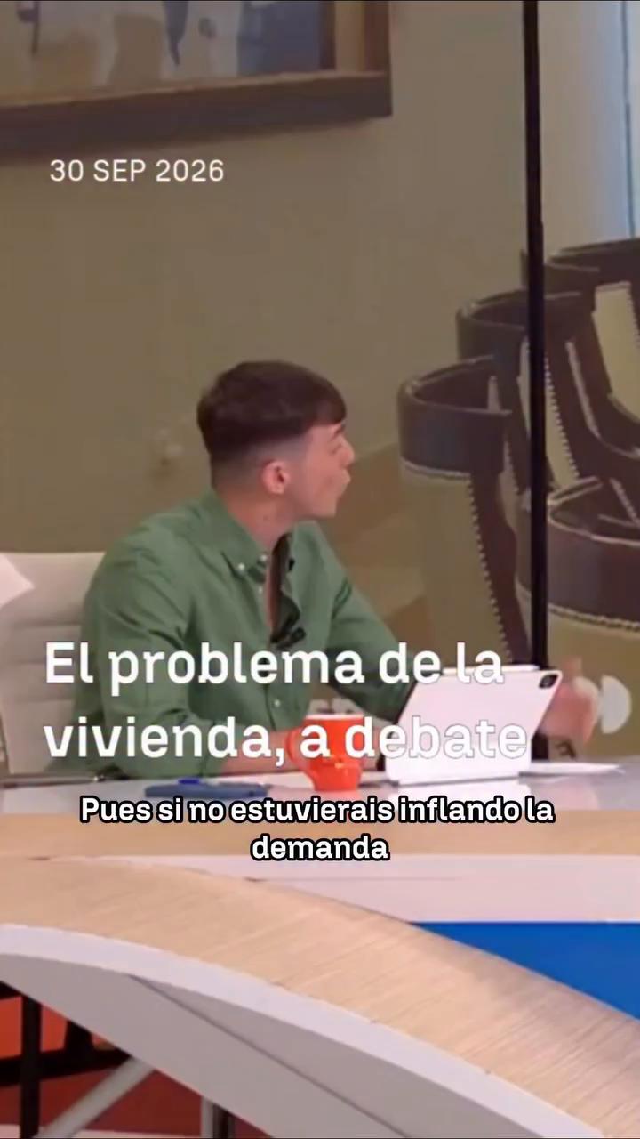 💥 Debate en el plató por la situación de la vivienda y las posibles soluciones