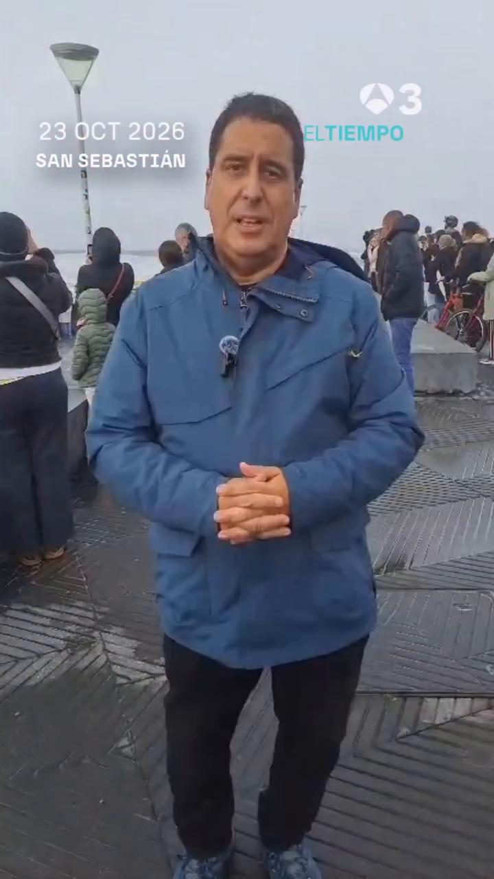 🟠 La alerta naranja por el oleaje ha obligado al ayuntamiento de San Sebastián a cortar caminos y paseos junto a la costa
