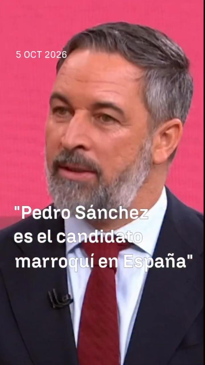 🔴 Abascal, contundente tras el anuncio electoral de Pedro Sánchez: