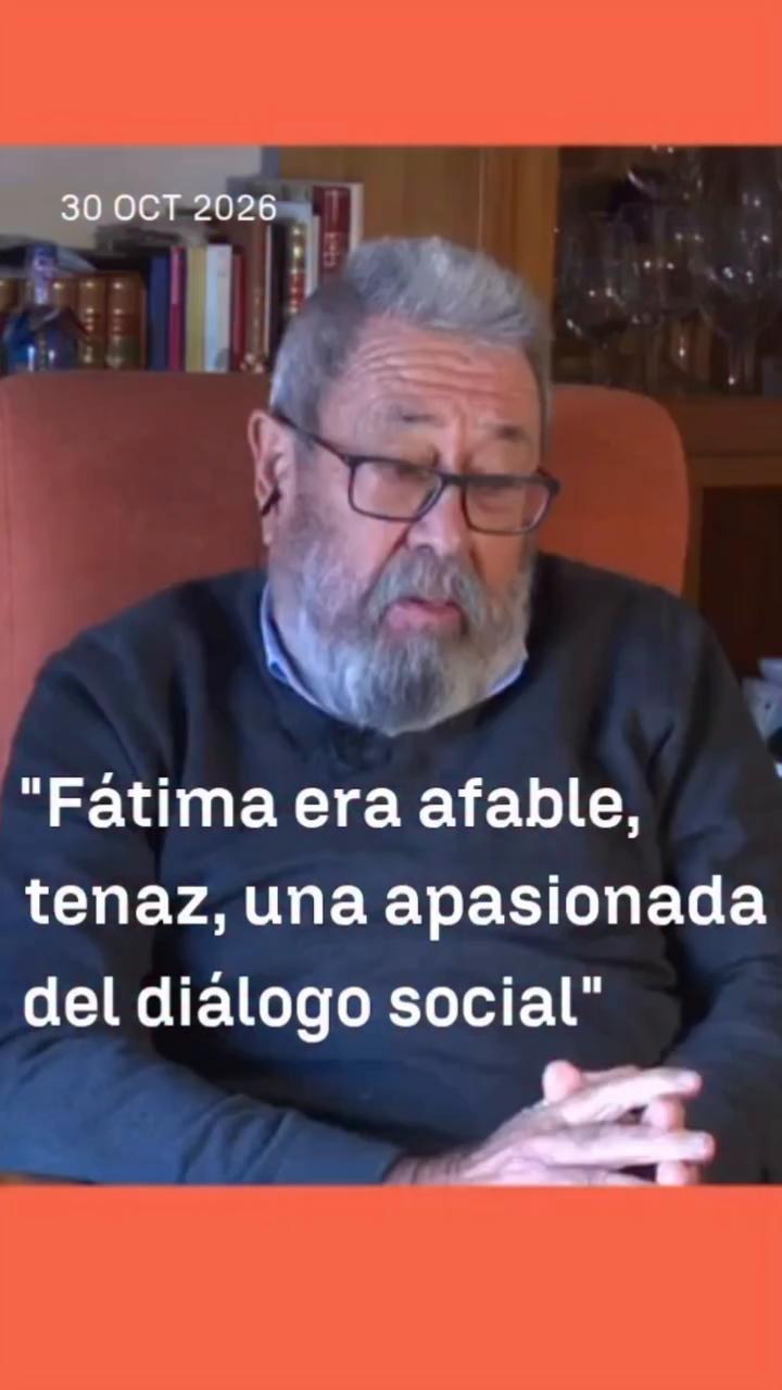⚫👉🏼 Cándido Méndez recuerda a su amiga Fátima Báñez, fallecida en el accidente de Urda: “Era una apasionada del diálogo social”