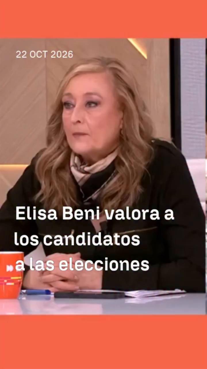 👀 Uno por uno, cada candidato es valorado por Elisa Beni