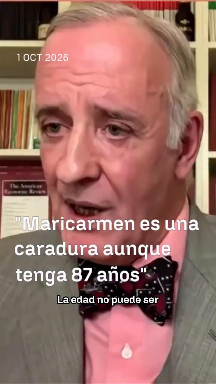 ➡️ El economista Lorenzo Bernaldo de Quirós sobre la situación de Maricarmen
