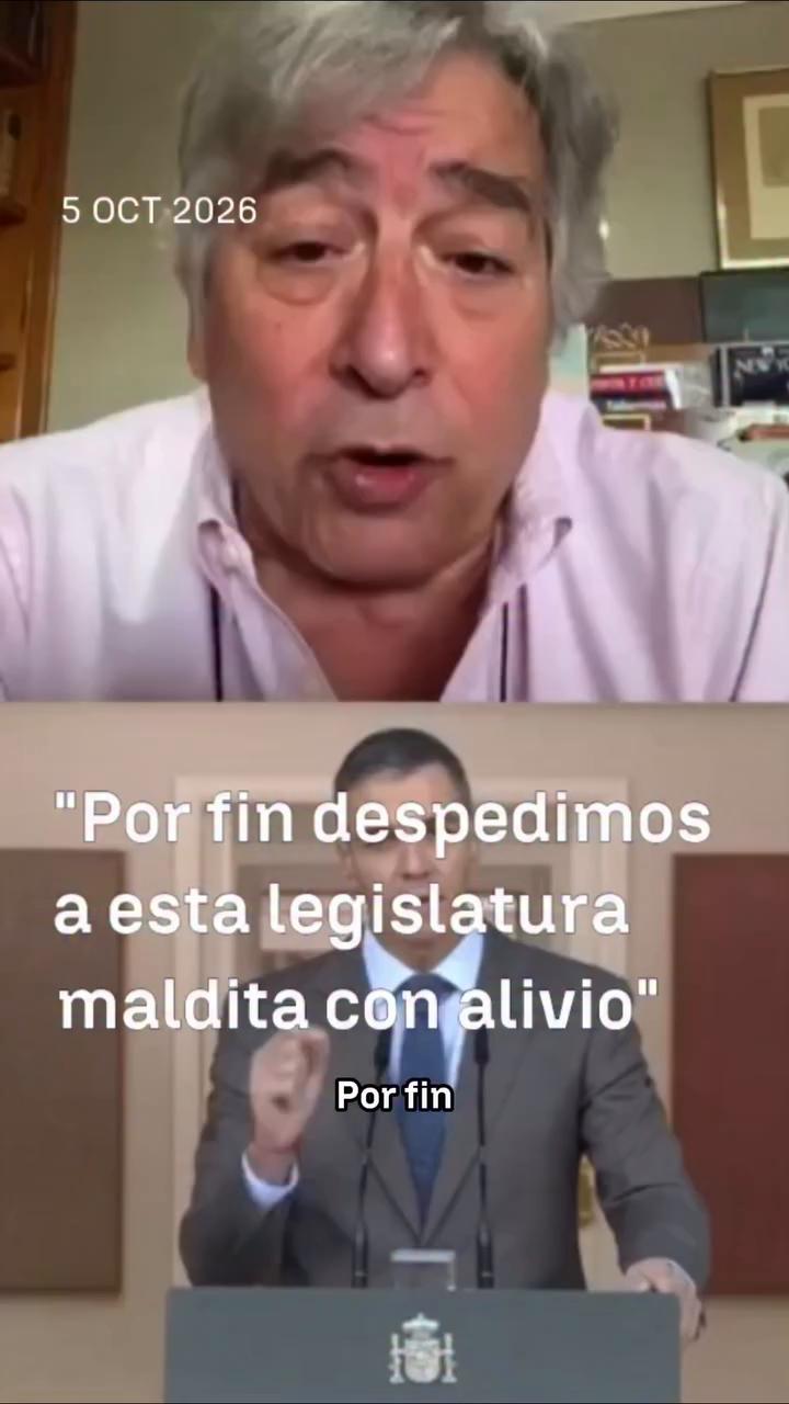 💥 Ignacio Varela, analista político y consultor, celebra el adelanto electoral