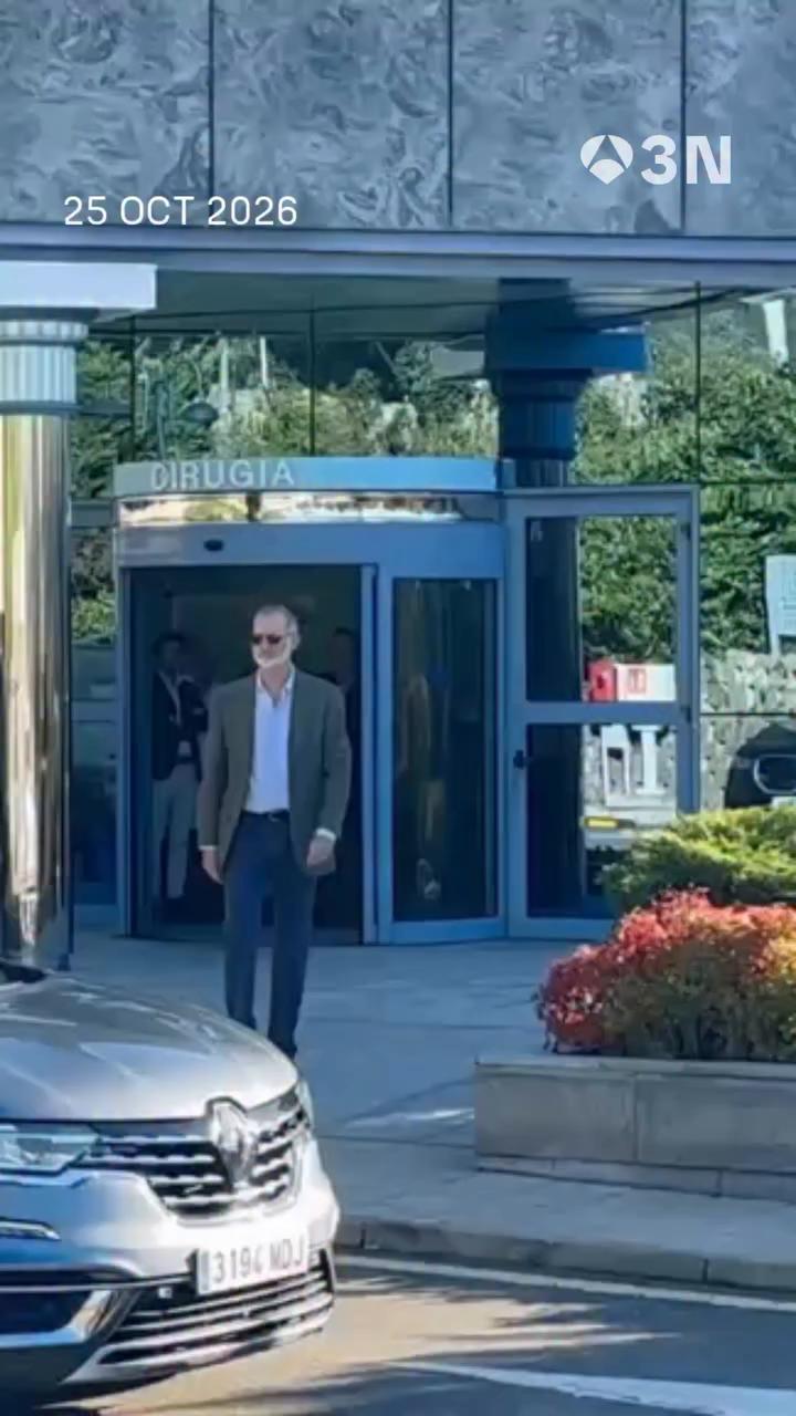 👑👁️ El rey Felipe recibe el alta en Oviedo tras operarse del ojo izquierdo