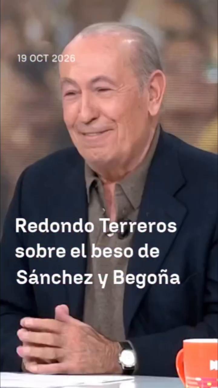 🎙️ Nicolás Redondo se pronuncia sobre el beso de Pedro Sánchez y Begoña