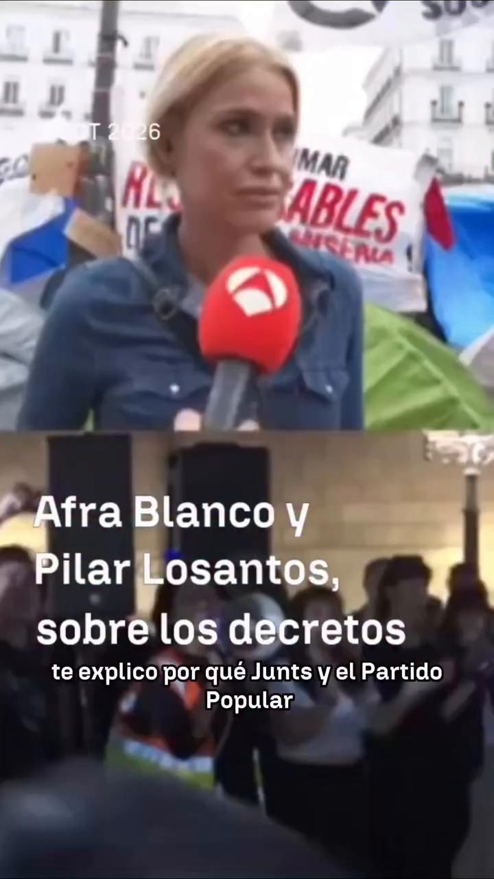 🏠 Afra Blanco y Pilar Losantos debaten sobre los decretos de vivienda