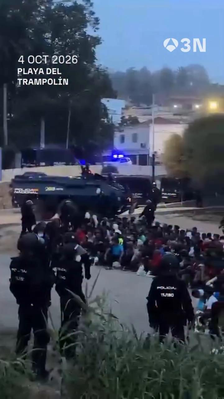 🔴 Comienza el traslado de migrantes en Ceuta hacia la frontera
