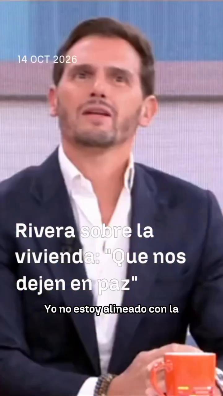 🏠 Albert Rivera sobre el problema de la vivienda y los decretos que quiere aprobar el Gobierno
