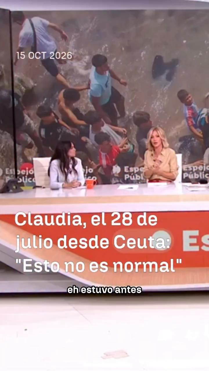 🚨👉🏼 Claudia Anaya, periodista de Antena 3 Noticias, alertó de la situación en Ceuta días antes de la entrada masiva