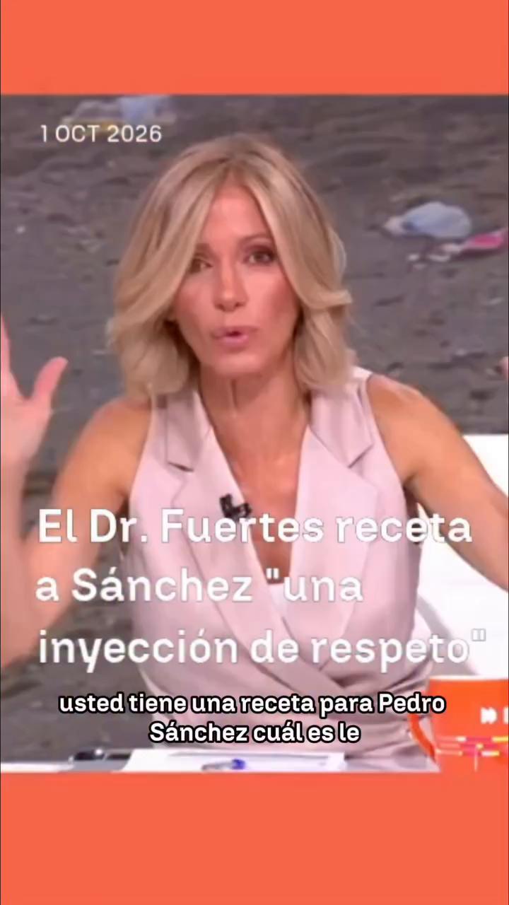 🩺 Esta es la receta del Dr Fuertes, psiquiatra forense a Pedro Sánchez