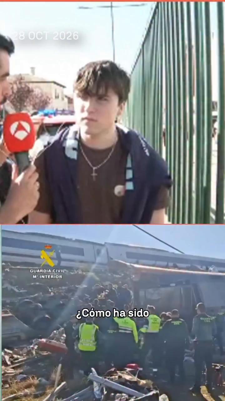 🗣️ Un testigo nos cuenta cómo se vivió el accidente en su vagón.