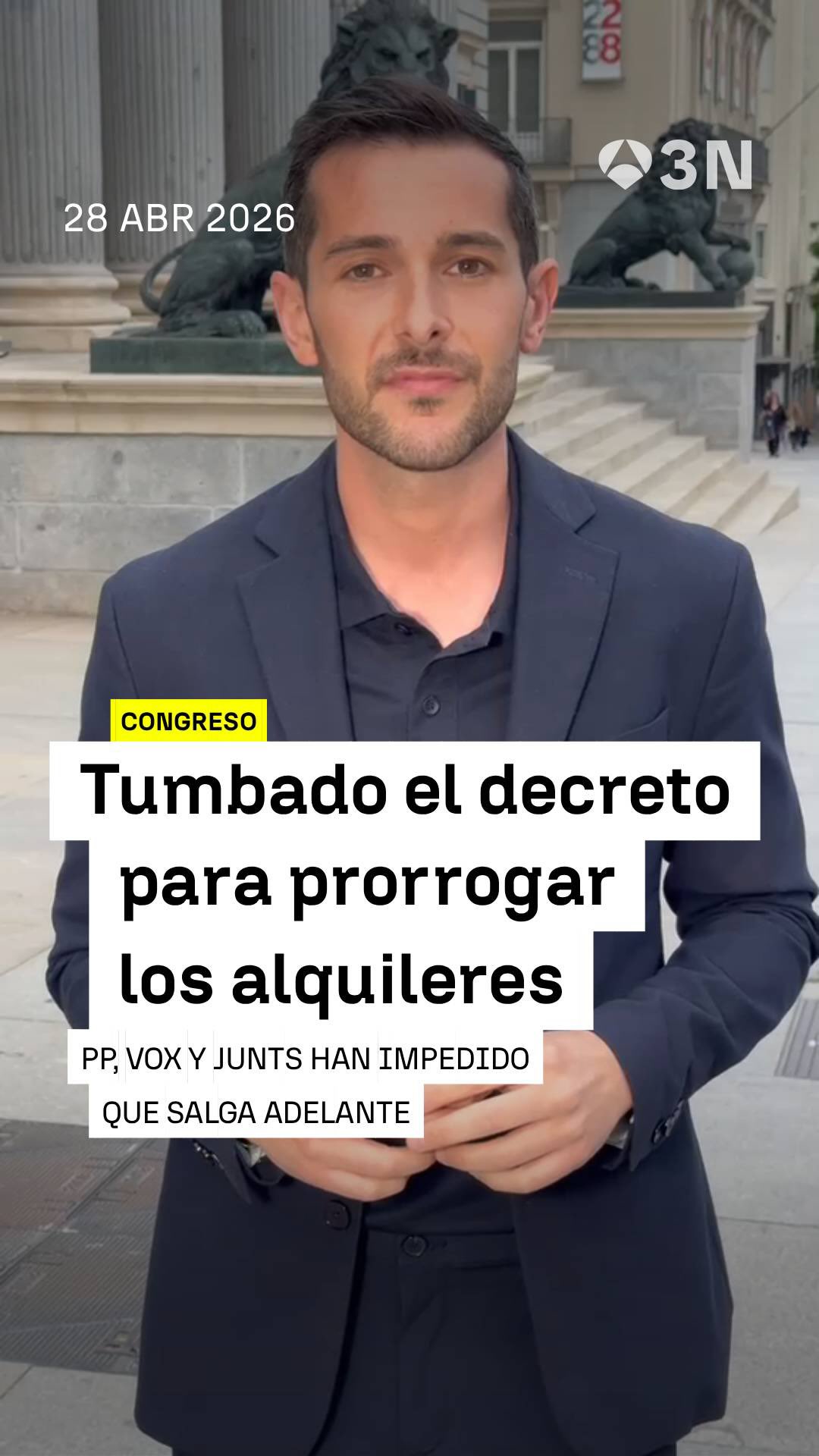 👉🏼 PP, Vox y Junts tumban el decreto para prorrogar los alquileres del ...