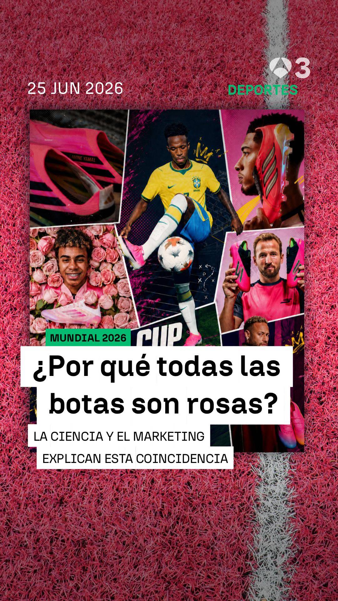 🤔⚽ ¿Por qué todas las botas de este Mundial son de color rosa?