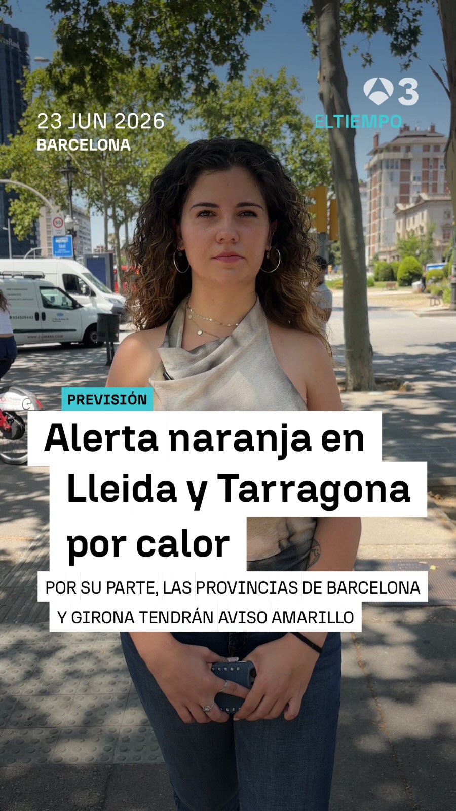 🟠 🟡 Alerta naranja en Lleida y Tarragona , y amarilla en Barcelona y Girona por altas temperaturas