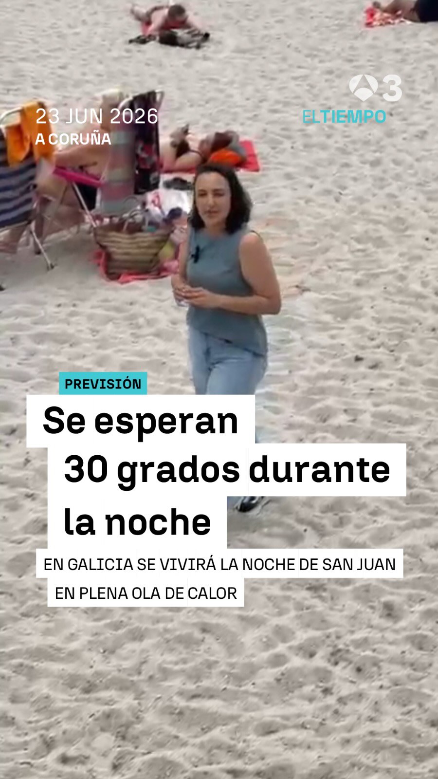 🌡️Se esperan hasta 30 grados durante la noche de San Juan en Galicia