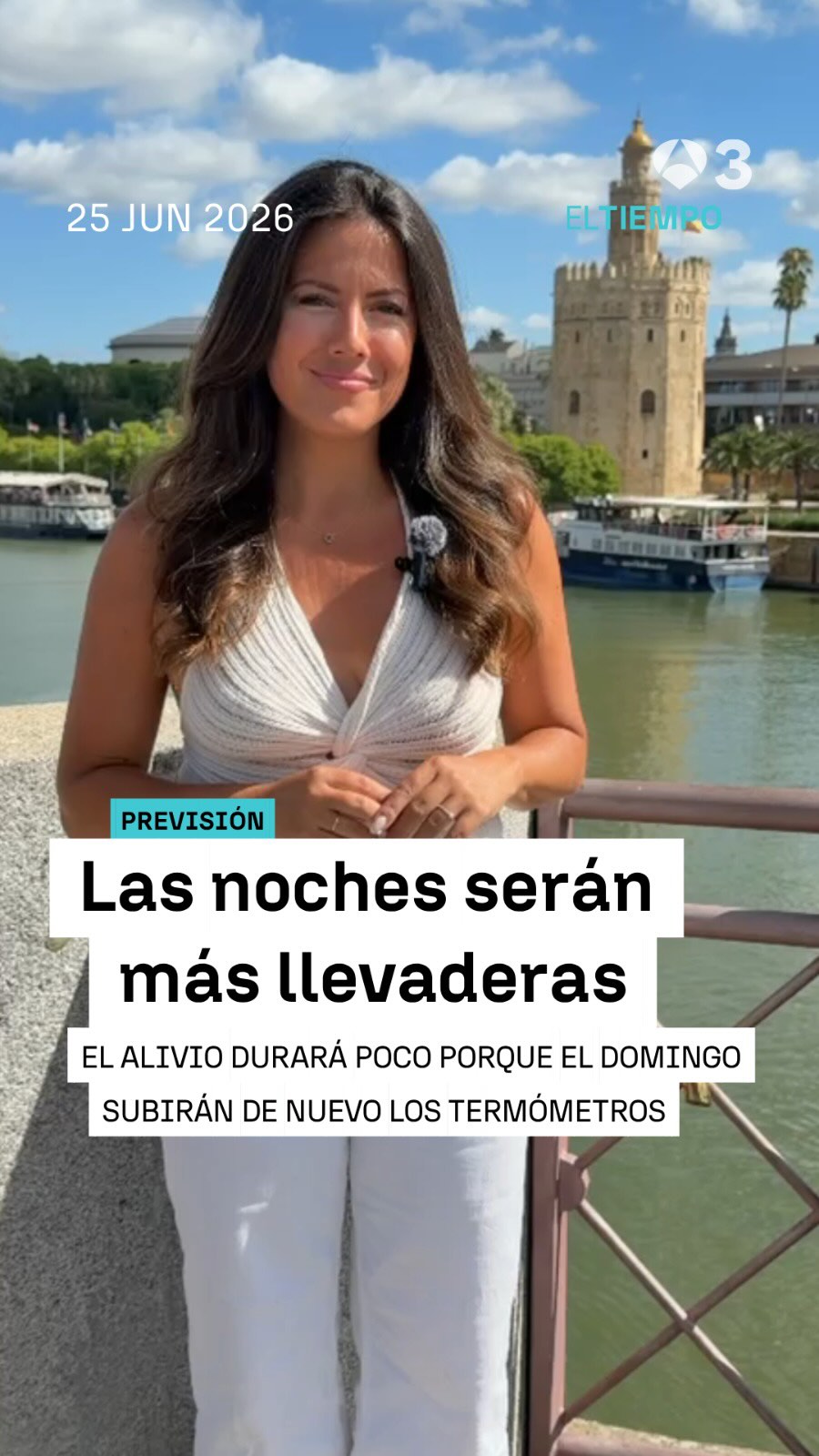 📍 Los termómetros comienzan a descender en Sevilla y los ciudadanos ya notan un alivio térmico